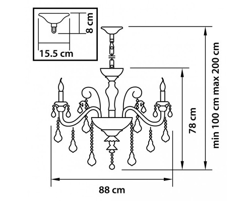 Сделать заказ Подвесная люстра Lightstar 788084| VIVID-LIGHT.RU