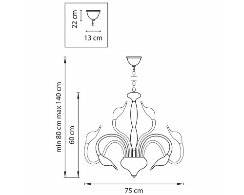 Оформить заказ Подвесная люстра Lightstar 751124| VIVID-LIGHT.RU