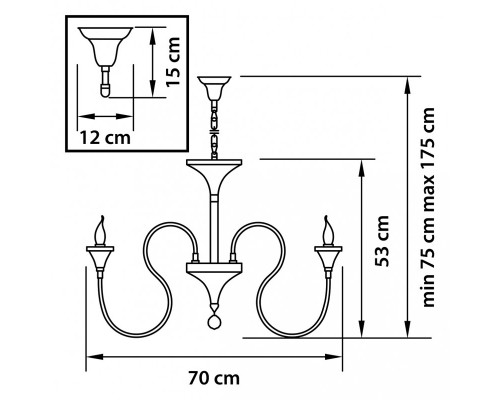 Сделать заказ Подвесная люстра Lightstar 703064| VIVID-LIGHT.RU