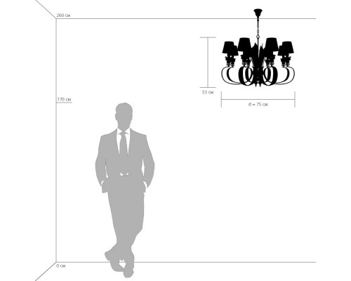 Сделать заказ Подвесная люстра Lightstar 783081| VIVID-LIGHT.RU