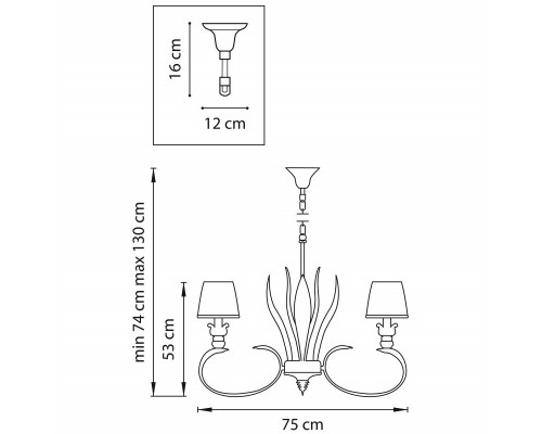 Сделать заказ Подвесная люстра Lightstar 783081| VIVID-LIGHT.RU