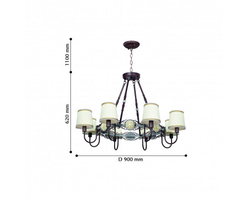 Купить Подвесная люстра Favourite 2532-8PC| VIVID-LIGHT.RU