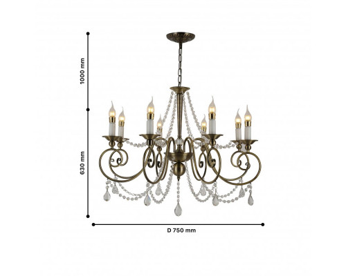 Заказать Подвесная люстра F-Promo 2572-8P| VIVID-LIGHT.RU