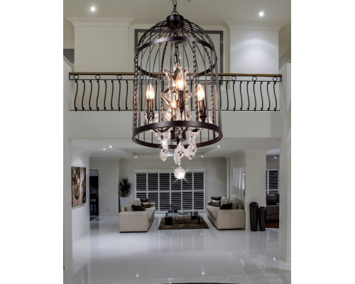 Сделать заказ Подвесная люстра Lumina Deco LDP 161 BK| VIVID-LIGHT.RU