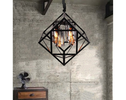 Заказать Подвесная люстра Lumina Deco LDP 11339-4 BK| VIVID-LIGHT.RU