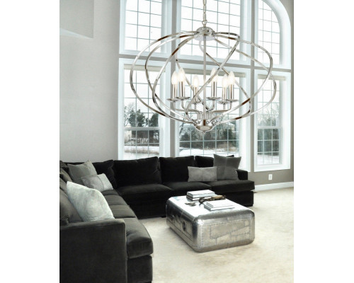 Заказать Подвесная люстра Lumina Deco LDP 9041-6 CHR| VIVID-LIGHT.RU