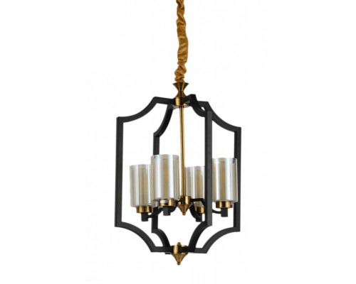 Заказать Подвесная люстра Lumina Deco LDP 1224-4 BK+MD| VIVID-LIGHT.RU