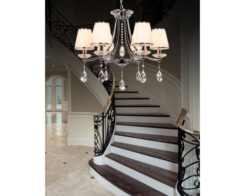 Оформить заказ Подвесная люстра Lumina Deco LDP 9268-6 CHR| VIVID-LIGHT.RU