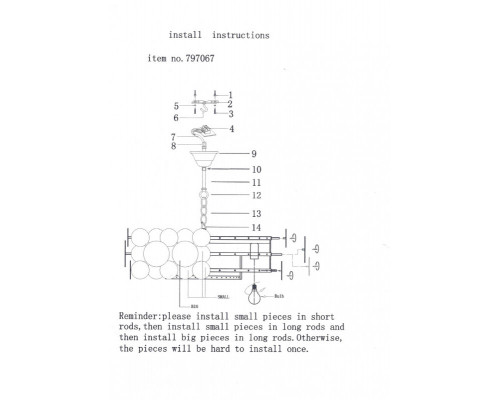 Заказать Подвесная люстра Lightstar 797067| VIVID-LIGHT.RU