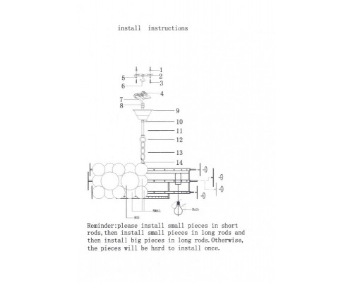 Сделать заказ Подвесная люстра Lightstar 797041| VIVID-LIGHT.RU