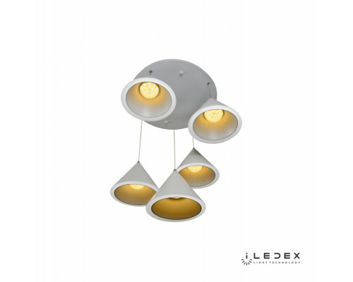 Заказать Подвесная люстра iLedex WL8858-5 WH| VIVID-LIGHT.RU