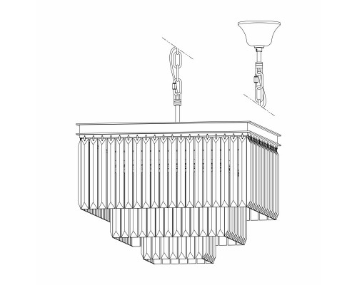 Купить Подвесная люстра Citilux CL332231| VIVID-LIGHT.RU