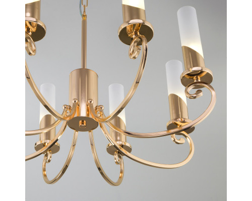 Оформить заказ Подвесная люстра Eurosvet 60117/8 золото| VIVID-LIGHT.RU
