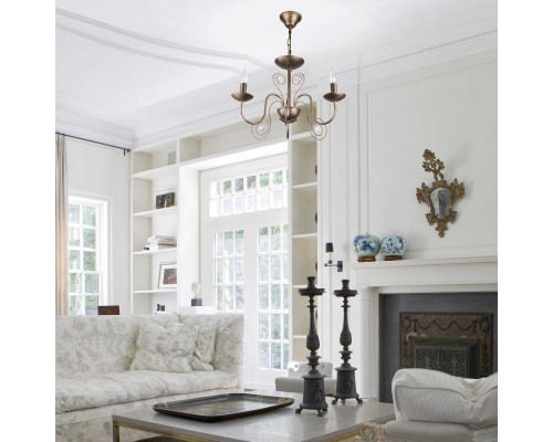 Сделать заказ Подвесная люстра Eurosvet 60018/3 черный с золотом| VIVID-LIGHT.RU