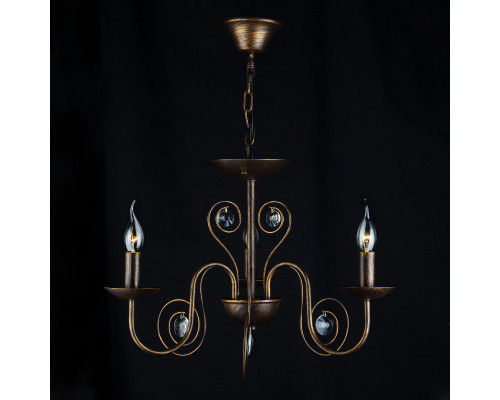 Сделать заказ Подвесная люстра Eurosvet 60018/3 черный с золотом| VIVID-LIGHT.RU