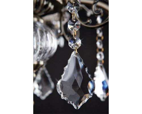 Оформить заказ Подвесная люстра Eurosvet 3281/5 античная бронза/прозрачный хрусталь Strotskis| VIVID-LIGHT.RU