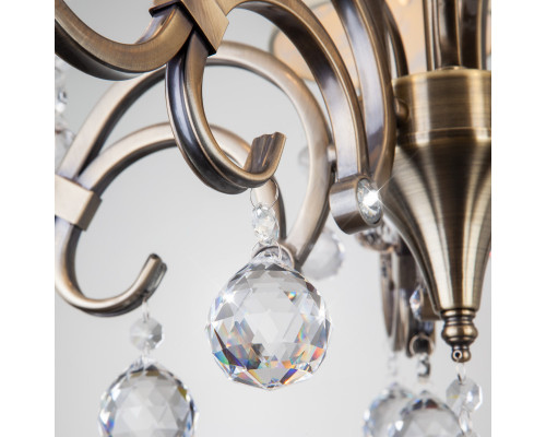 Купить Подвесная люстра Eurosvet 1448/5 античная бронза Strotskis| VIVID-LIGHT.RU