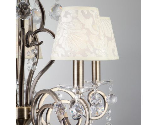 Купить Подвесная люстра Eurosvet 1448/5 античная бронза Strotskis| VIVID-LIGHT.RU