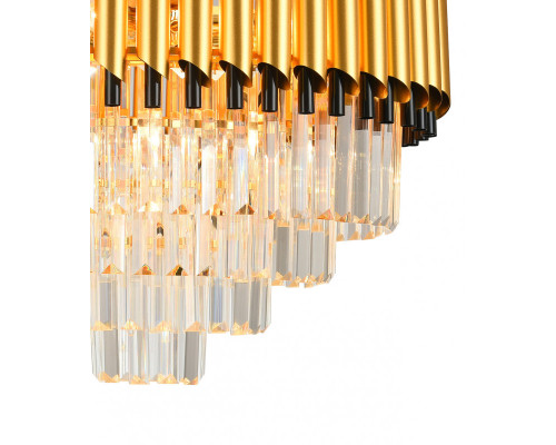 Оформить заказ Подвесная люстра Natali Kovaltseva DARIAN 76017/10C GOLD| VIVID-LIGHT.RU