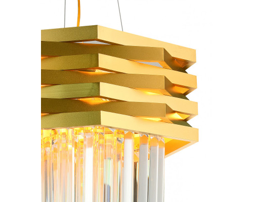 Купить Подвесная люстра Natali Kovaltseva SPEAR 76013/5C GOLD| VIVID-LIGHT.RU