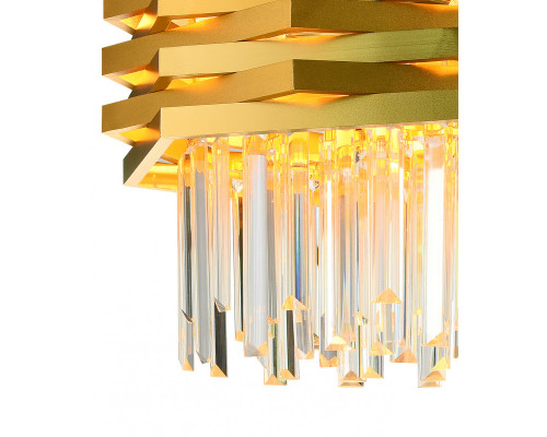 Купить Подвесная люстра Natali Kovaltseva SPEAR 76013/5C GOLD| VIVID-LIGHT.RU