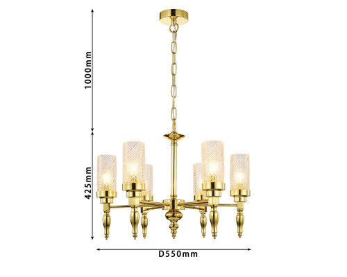 Сделать заказ Подвесная люстра Favourite 2812-6P| VIVID-LIGHT.RU