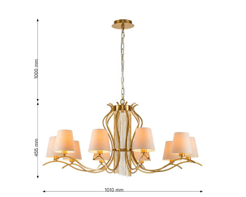 Заказать Подвесная люстра Favourite 2867-10P| VIVID-LIGHT.RU