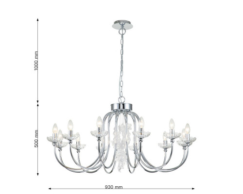 Купить Подвесная люстра Favourite 2870-12P| VIVID-LIGHT.RU