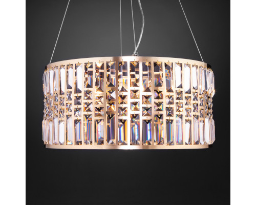 Сделать заказ Подвесная люстра Eurosvet 10125/5 золото/прозрачный хрусталь Strotskis Smart (10116/5)| VIVID-LIGHT.RU