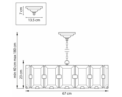 Оформить заказ Подвесная люстра Lightstar 713287| VIVID-LIGHT.RU