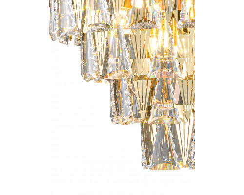 Сделать заказ Подвесная люстра Natali Kovaltseva AMANDA II 81441/12C GOLD| VIVID-LIGHT.RU