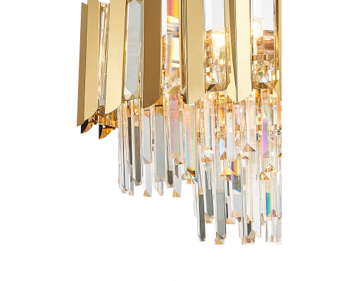 Сделать заказ Подвесная люстра Natali Kovaltseva AMAZONE 81444/10C GOLD| VIVID-LIGHT.RU