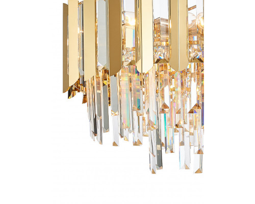 Оформить заказ Подвесная люстра Natali Kovaltseva AMAZONE 81444/8C GOLD| VIVID-LIGHT.RU