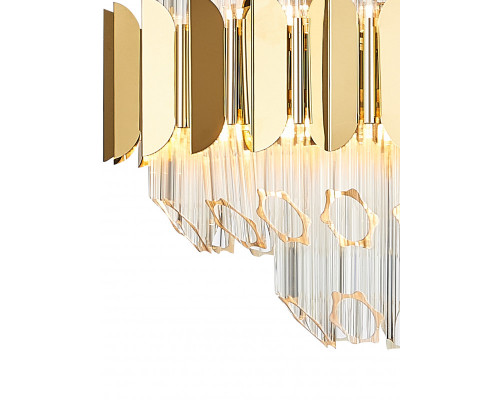 Заказать Подвесная люстра Natali Kovaltseva RIVERA 81443/6C GOLD| VIVID-LIGHT.RU