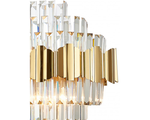 Сделать заказ Подвесная люстра Natali Kovaltseva RUBY 81442/12C GOLD| VIVID-LIGHT.RU