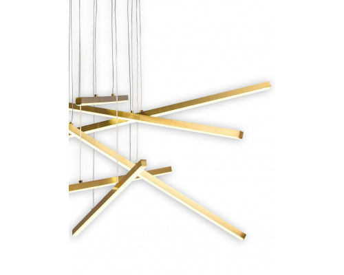 Оформить заказ Подвесная люстра Natali Kovaltseva LED LAMPS 81103/6C BRASS| VIVID-LIGHT.RU