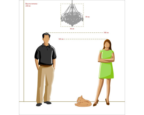 Купить Подвесная люстра 232017408 MW-Light| VIVID-LIGHT.RU