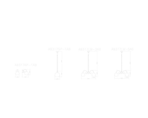 Сделать заказ Подвесная люстра ARTE Lamp A9317LM-5AB| VIVID-LIGHT.RU