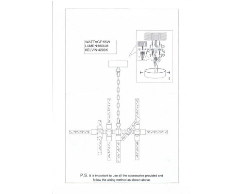 Оформить заказ Подвесная люстра Lightstar 740114| VIVID-LIGHT.RU