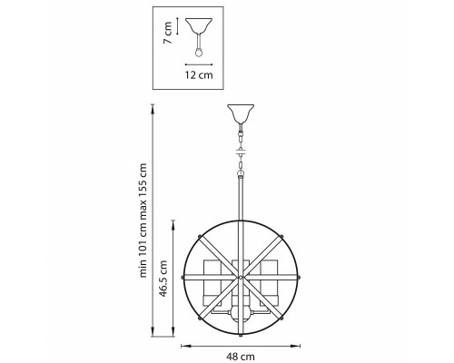 Купить Подвесная люстра Lightstar 731147| VIVID-LIGHT.RU