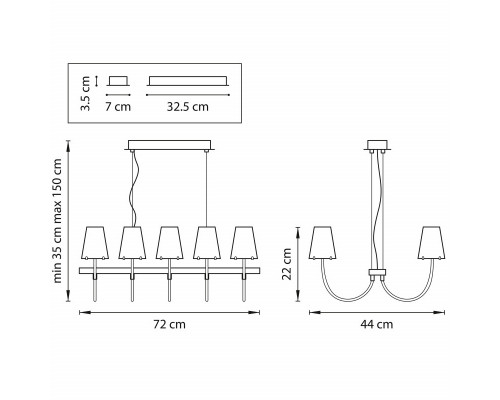 Купить Подвесная люстра Lightstar 758107| VIVID-LIGHT.RU