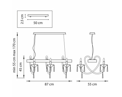 Купить Подвесная люстра Lightstar 821160| VIVID-LIGHT.RU