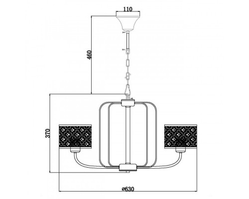 Заказать Подвесная люстра Vele Luce VL1983L06| VIVID-LIGHT.RU