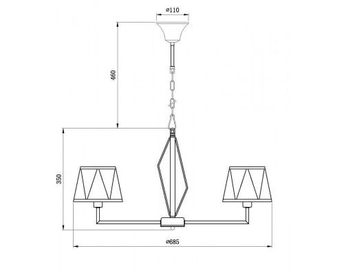 Заказать Подвесная люстра Vele Luce VL2191L06| VIVID-LIGHT.RU