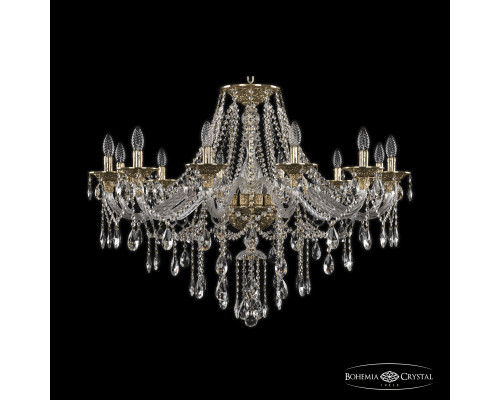 Купить Подвесная люстра Bohemia Ivele Crystal 16115/12/360 G| VIVID-LIGHT.RU