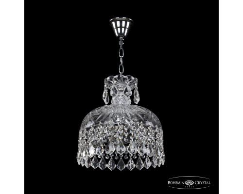 Купить Подвесная люстра Bohemia Ivele Crystal 14781/30 Ni Leafs| VIVID-LIGHT.RU