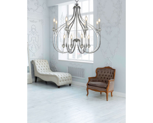 Заказать Подвесная люстра Lumina Deco LDP 1250-12 CHR| VIVID-LIGHT.RU