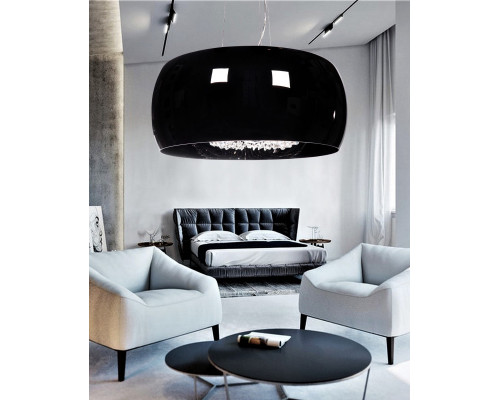 Оформить заказ Подвесная люстра Lumina Deco LDP 7018-500 BK| VIVID-LIGHT.RU