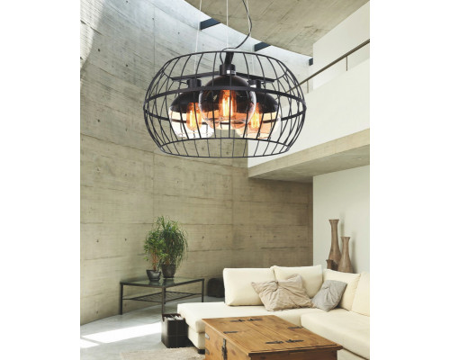 Заказать Подвесная люстра Lumina Deco LDP 11765-3 BK| VIVID-LIGHT.RU