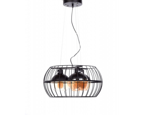 Заказать Подвесная люстра Lumina Deco LDP 11765-3 BK| VIVID-LIGHT.RU